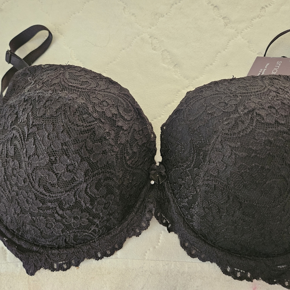 Elegant Black Lace Bra